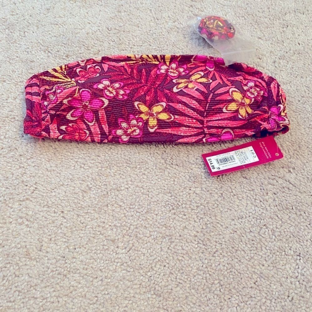 Xhilaration Bathing Suit Top Floral Small Sz 2 NWT
